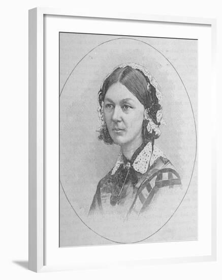 Clipping from Periodical of Nurse Florence Nightingale, Founder of Modern Nursing-null-Framed Photographic Print