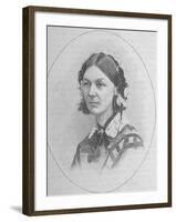 Clipping from Periodical of Nurse Florence Nightingale, Founder of Modern Nursing-null-Framed Photographic Print