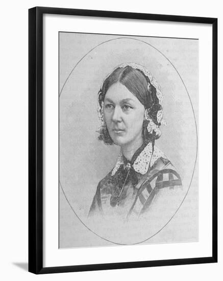 Clipping from Periodical of Nurse Florence Nightingale, Founder of Modern Nursing-null-Framed Photographic Print