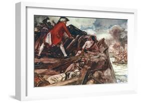 Clive Defends Arcot, 1751-A.d. Mccormick-Framed Art Print