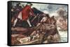 Clive Defends Arcot, 1751-A.d. Mccormick-Framed Stretched Canvas
