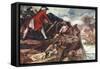 Clive Defends Arcot, 1751-A.d. Mccormick-Framed Stretched Canvas