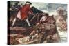 Clive Defends Arcot, 1751-A.d. Mccormick-Stretched Canvas