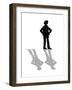 Clive Had the Weird Feeling That He Wasn't Alone-Mike Swift-Framed Giclee Print