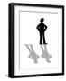 Clive Had the Weird Feeling That He Wasn't Alone-Mike Swift-Framed Giclee Print