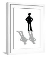 Clive Had the Weird Feeling That He Wasn't Alone-Mike Swift-Framed Giclee Print