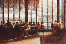 Conversations, Cafe Marley, Paris-Clive McCartney-Framed Giclee Print