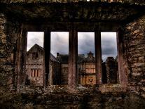 View Through a Stone Window of Ruined Castle-Clive Nolan-Photographic Print