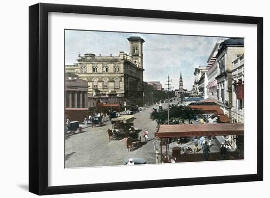 Clive Road, Calcutta, India, C1880-1890-null-Framed Giclee Print
