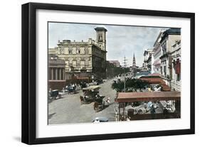 Clive Road, Calcutta, India, C1880-1890-null-Framed Giclee Print