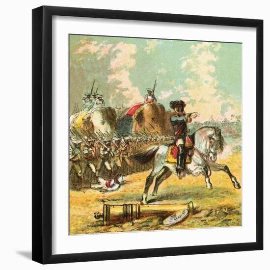 Clive's Victories in India-English-Framed Giclee Print