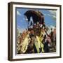 Clive Took Calcutta and Helped Put a New Ruler on the Throne of Bengal-Alberto Salinas-Framed Giclee Print