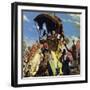 Clive Took Calcutta and Helped Put a New Ruler on the Throne of Bengal-Alberto Salinas-Framed Giclee Print