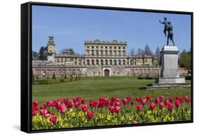 Cliveden House from Parterre, Buckinghamshire, England, United Kingdom, Europe-Rolf Richardson-Framed Stretched Canvas