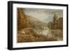 Cliveden Woods, C.1812 (W/C on Paper)-George The Younger Barret-Framed Giclee Print