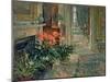 Clivia and Orchid (Oil on Canvas)-Susan Ryder-Mounted Giclee Print