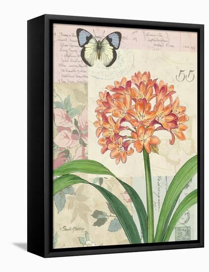 Clivia Floral Collage-Pamela Gladding-Framed Stretched Canvas