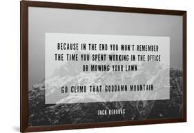 Clmb That Mountain-Kindred Sol Collective-Framed Art Print