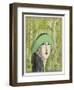 Cloche Hat by Marthe Collot Worn-Zinoviev-Framed Art Print