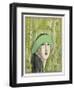 Cloche Hat by Marthe Collot Worn-Zinoviev-Framed Art Print