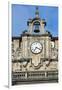 Clock and Bell, Facade of Church of St Nicholas of Bari, Bilbao, Basque Country, Spain-null-Framed Giclee Print