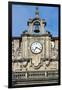 Clock and Bell, Facade of Church of St Nicholas of Bari, Bilbao, Basque Country, Spain-null-Framed Giclee Print