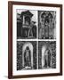 Clock and Statues, Church of St Dunstan-In-The-West, London, 1926-1927-Joel-Framed Giclee Print