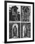 Clock and Statues, Church of St Dunstan-In-The-West, London, 1926-1927-Joel-Framed Giclee Print