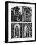 Clock and Statues, Church of St Dunstan-In-The-West, London, 1926-1927-Joel-Framed Giclee Print