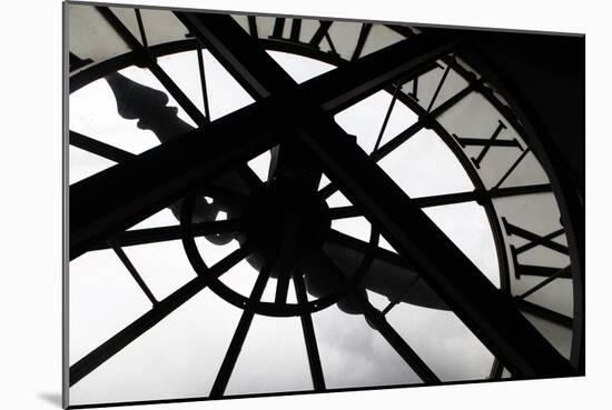 Clock at Musee D'Orsay, Paris, France-Kymri Wilt-Mounted Photographic Print