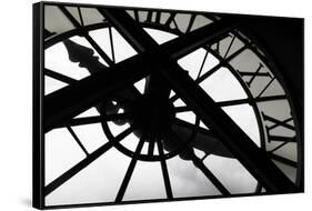 Clock at Musee D'Orsay, Paris, France-Kymri Wilt-Framed Stretched Canvas