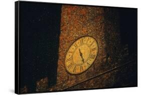 Clock by Andre Burian-André Burian-Framed Stretched Canvas