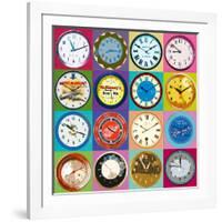 Clock Collection-Ben James-Framed Giclee Print