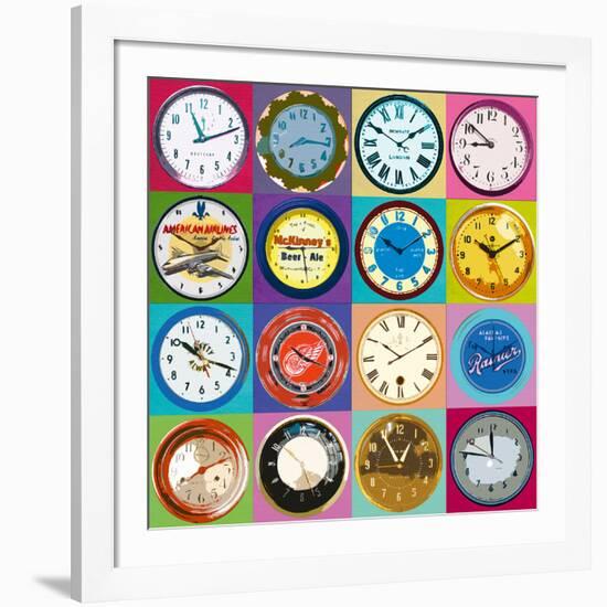 Clock Collection-Ben James-Framed Giclee Print