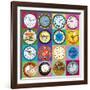 Clock Collection-Ben James-Framed Giclee Print