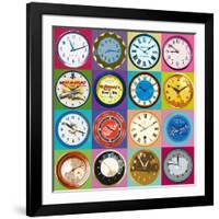 Clock Collection-Ben James-Framed Giclee Print