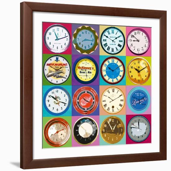 Clock Collection-Ben James-Framed Giclee Print