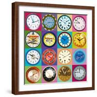 Clock Collection-Ben James-Framed Giclee Print