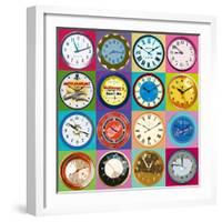 Clock Collection-Ben James-Framed Giclee Print