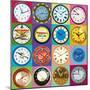 Clock Collection-Ben James-Mounted Giclee Print