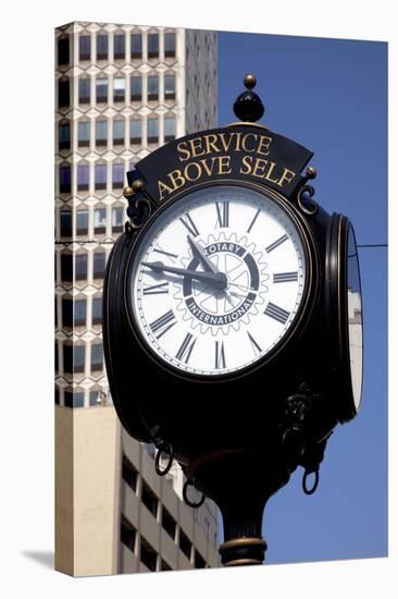 Clock, Downtown Rotary Club, Mobile, Alabama-Carol Highsmith-Stretched Canvas