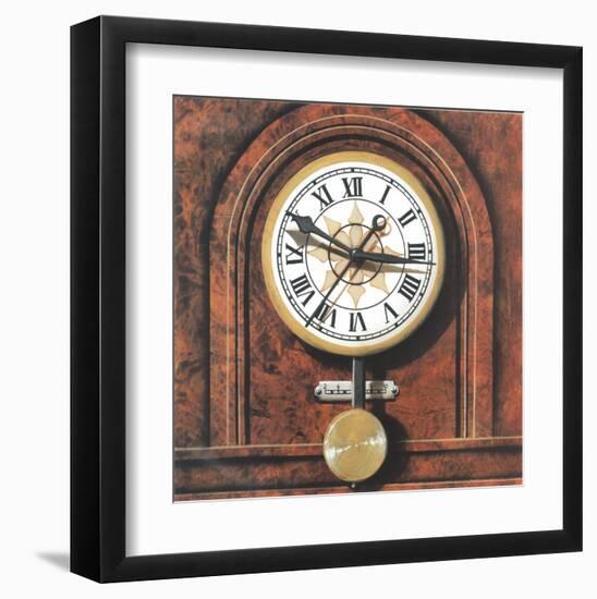 Clock I-Manso-Framed Art Print