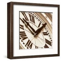 Clock I-Doug Hall-Framed Art Print