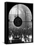 Clock in Pennsylvania Station-Alfred Eisenstaedt-Framed Stretched Canvas