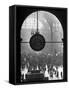 Clock in Pennsylvania Station-Alfred Eisenstaedt-Framed Stretched Canvas