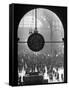 Clock in Pennsylvania Station-Alfred Eisenstaedt-Framed Stretched Canvas