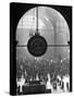 Clock in Pennsylvania Station-Alfred Eisenstaedt-Stretched Canvas