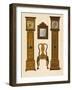 Clock Inlaid with Light Marqueterie-Shirley Charles Llewellyn Slocombe-Framed Giclee Print