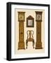 Clock Inlaid with Light Marqueterie-Shirley Charles Llewellyn Slocombe-Framed Giclee Print