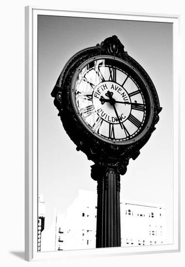 Clock - Madison Square garden - Manhattan - New York - United States-Philippe Hugonnard-Framed Premium Photographic Print